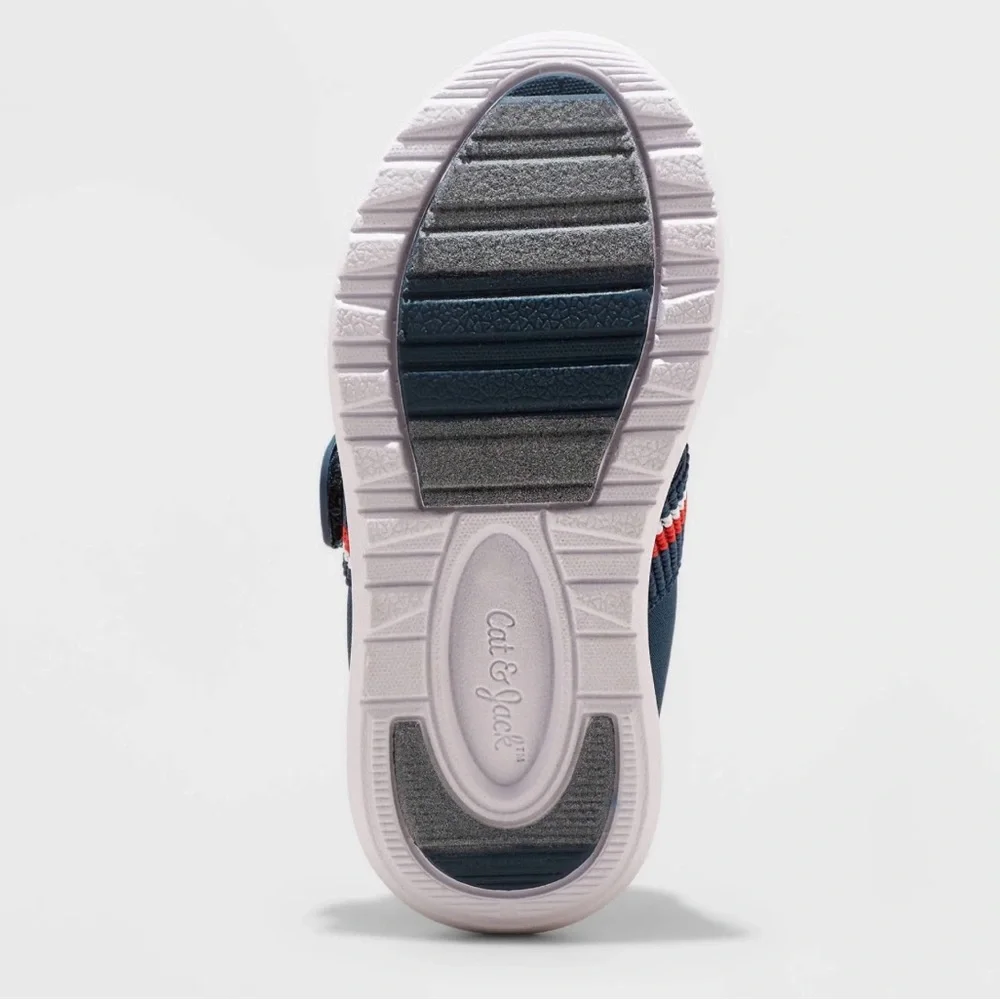 Toddler Austen Striped Apparel Water Shoes - Cat & Jack Navy Blue